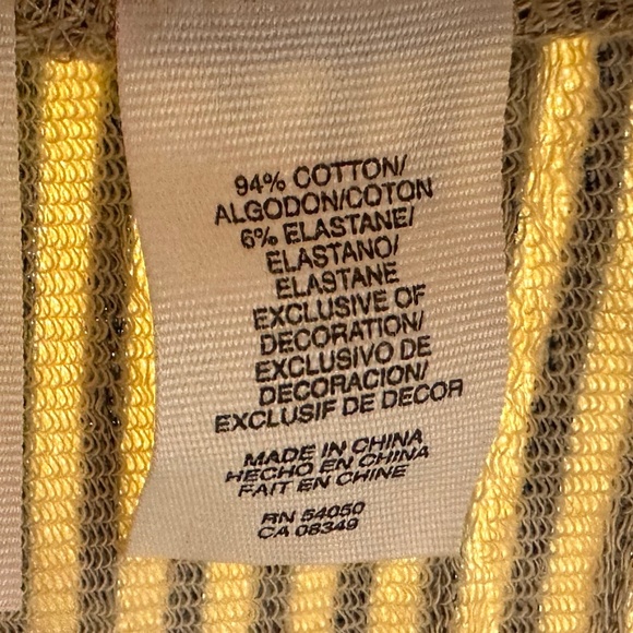 Rachel‎ Roy Blue and Yellow Hoodie Size Small - Picture 6 of 6